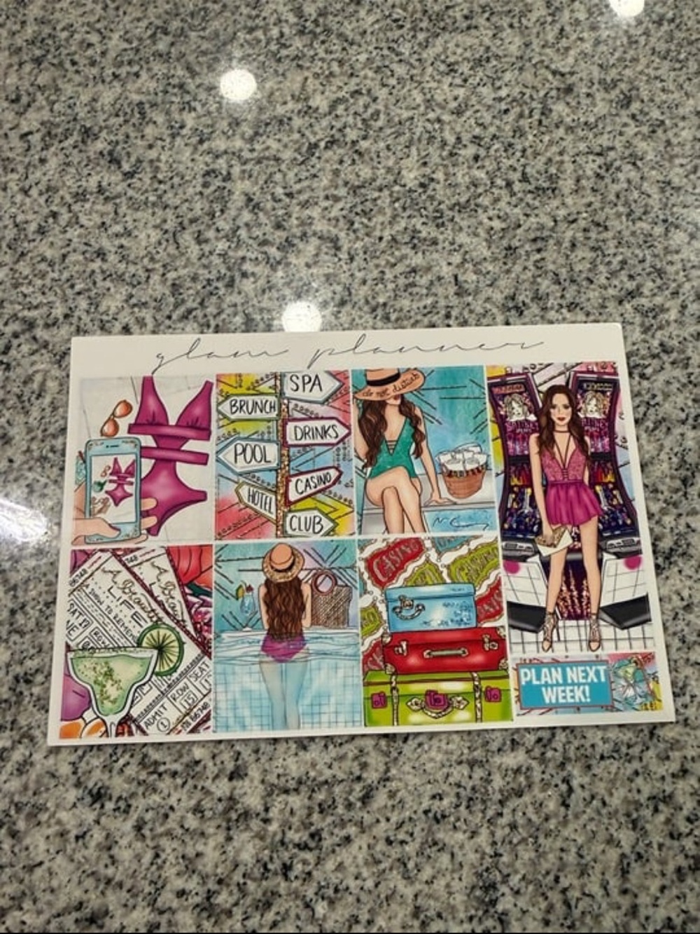 Glam Planner Sticker Kit